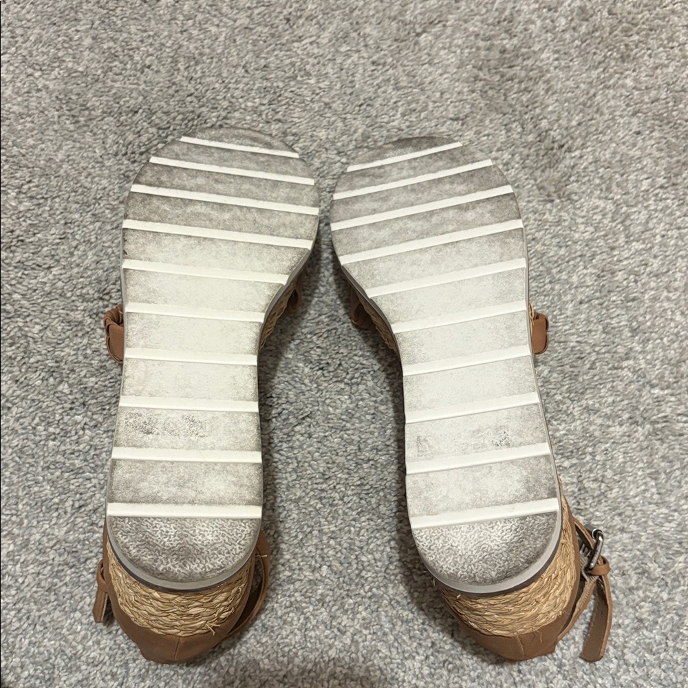 Dolce Vita Tan “Bannon” Braided Espadraille Sandals - Picture 10 of 11